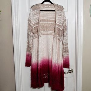 Maurices ombré open front cardigan